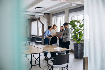 Business group working together at the office