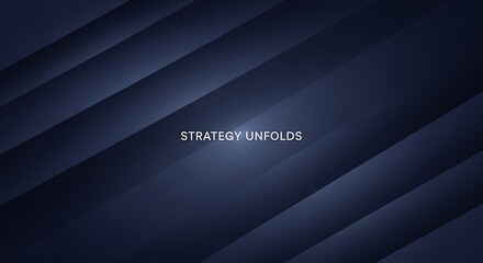 Abstract dark blue diagonal stripes background with varying light and shadow effects creating depth and movement