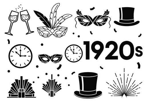 Drinks, Masks, and Glamour in a Festive Environment