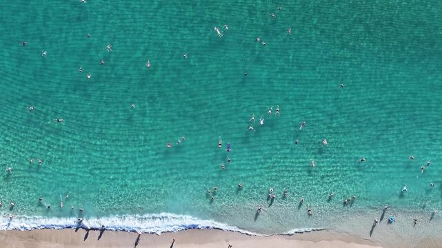 Alanya Castle(Alanya Kalesi) and Cleopatra Beach (Kleopatra Sahili) Drone Video, Alanya Antalya, Turkiye (Turkey)