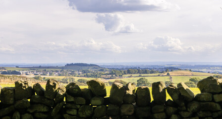 Stacked Stone Wall