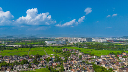 landscape with countryside