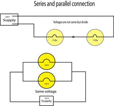 Series and Parallel Circuit Connection Diagram according to voltage &mdash; Electrical Engineering
