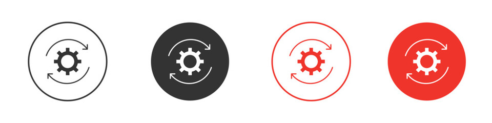 Automation icon. pictogram sign for Ui UX