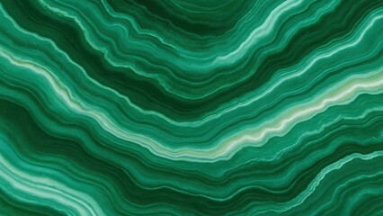 Fototapeta premium Vibrant green abstract waves desktop wallpaper