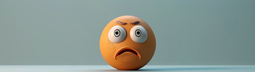 3D render iconA clay character representing fire with a fiery aura and burning objects around it 3d electric