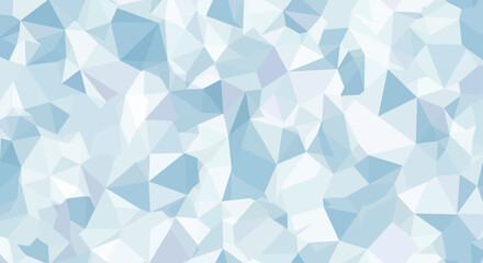 Abstract polygonal background in shades of blue and white, ideal for creative digital design projects