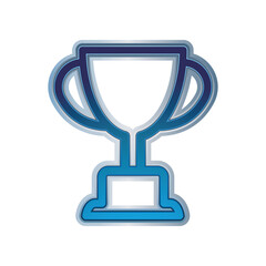 Trophy cup icon design template