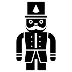 Nutcracker Vector Illustration &ndash; Festive Christmas Decorative Design