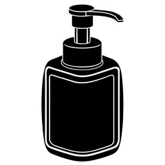 Soap Dispenser Vector | Modern Bathroom Graphic Design File