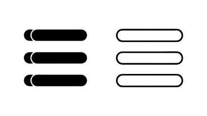 Obraz premium Rounded rectangle lines with transparent background