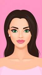 Portrait of a woman with a serene expression