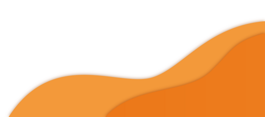 Abstract Orange Waves Background - Layered Design
