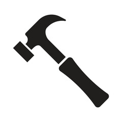 Hammer icon vector basic RGB