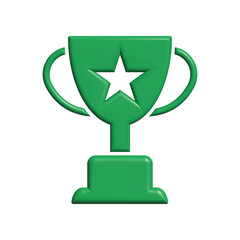 Trophy cup icon design template