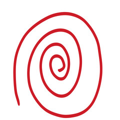 Red abstract line arrow issolated graphic resource