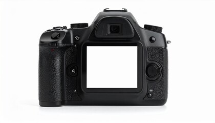 Back View of Digital Camera for Photography Enthusiasts and Professionals