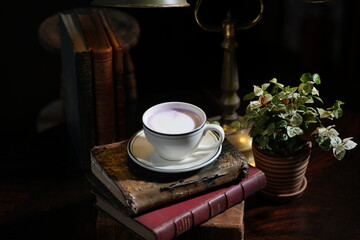 Purple Sweet Potato Latte