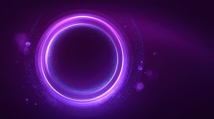 Obraz premium Enchanting Purple Glow Particle Abstract Background: Floating Particles & Soft Luminescence for Modern Designs