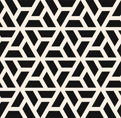 Seamless Geometric Pattern with Triangle and Hexagon