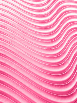 Clear pink cosmetic gel serum oil bubble texture Hyaluronic skin care moisturizer product sample with bubbles macro