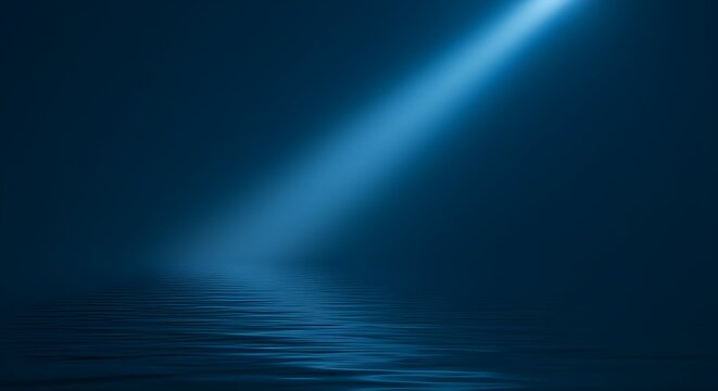 Asfalto mojado, reflejo de luces de neón, reflector, humo.