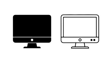 Computer monitors with transparent background