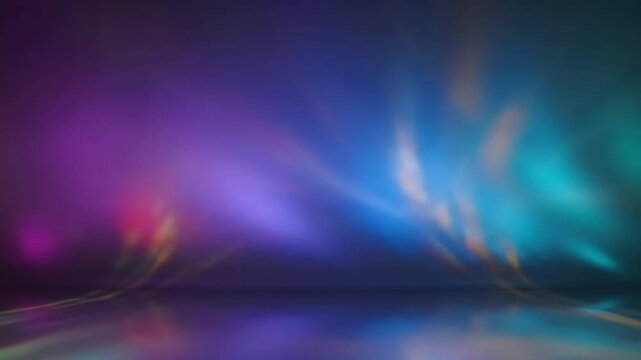 Backgrounds holographic multicolor backdrop abstract colorful gradient background scene 3 with distortion, overlay, glitch, static noise, scan lines on black background, 4k animated video loop