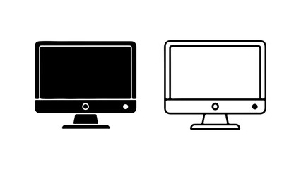 Computer monitors with transparent background