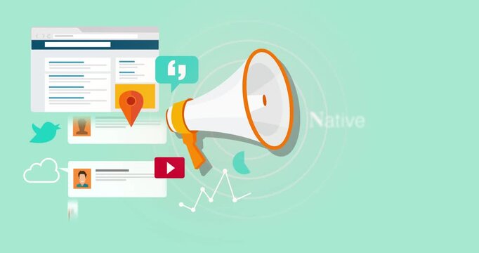 Native social media content advertising marketing
