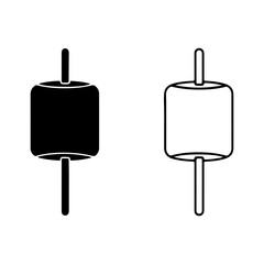 Buoy icons with transparent background