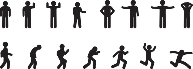 silhouettes of people