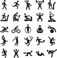 Gym icons collection vector illustration design