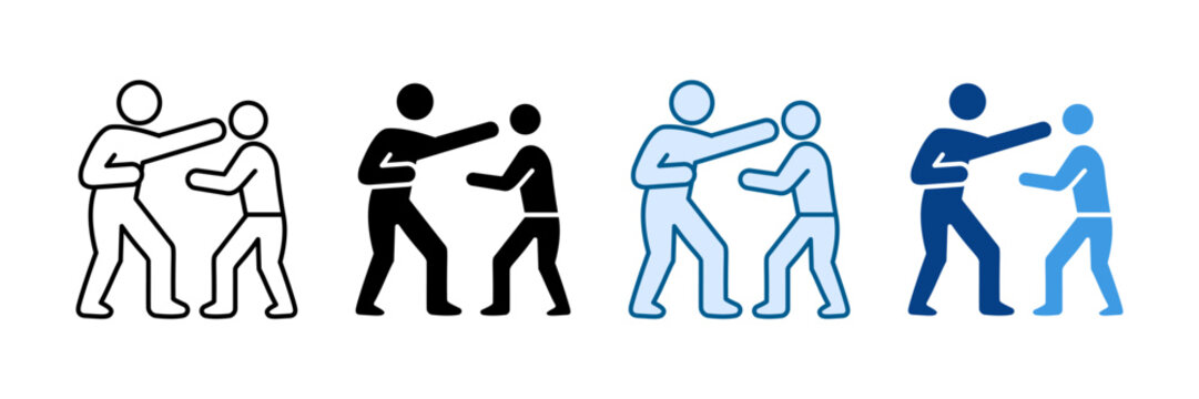 Push Icon Set Multiple Style Collection