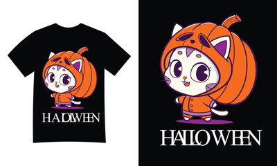 Halloween monsters spooky ghost t-shirt design