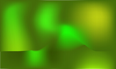 Abstract gradients of green and yellow create a smooth flowing background