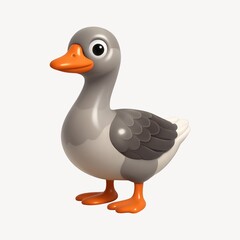 Obraz premium Cute cartoon duck illustration