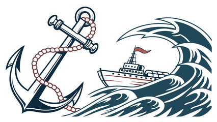 pirate ship silhouette