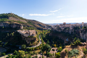 Old Cty and spectacular surrounding countryside, Cuenca, Castilla La Mancha, Spain