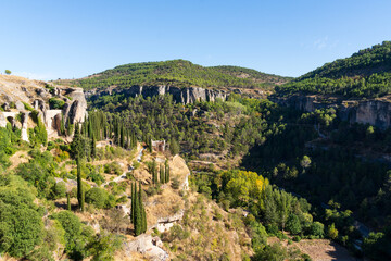 Old Cty and spectacular surrounding countryside, Cuenca, Castilla La Mancha, Spain