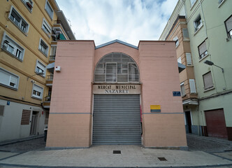 Mercado del barrio de Nazaret en la ciudad de Valencia