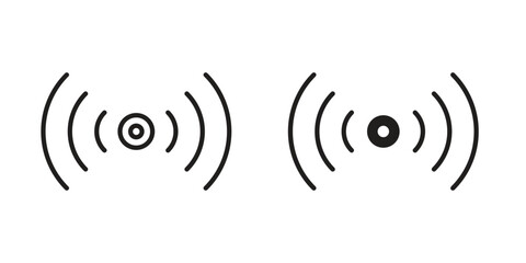 Sensor icon in vector. Logotype