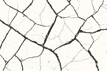 Abstract cracked marble texture pattern with white background, natural stone surface for modern design, print, or architecture.