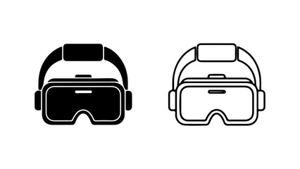 Virtual reality headsets with transparent background