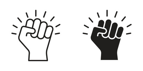 Empowerment icon in vector. Logotype