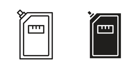 Doy in vector. Logotype pouch icon in vector. Logotype