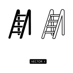 Ladder icon with transparent background
