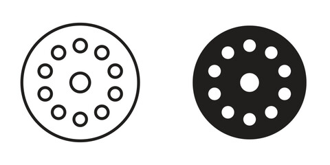 Biscuit icon in vector. Logotype