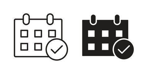 Appointment icon in vector. Logotype © Abstractor