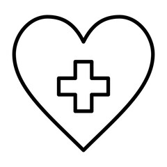 Obraz premium Healthcare Simple Icon Vector Illustration Concept